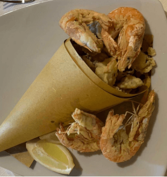 frittura di pesce ristorante amelia Il Podere San Giuseppe